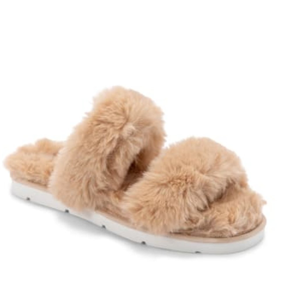 Dolce Vita Puff Faux Fur Slipper Shoes 9M New!